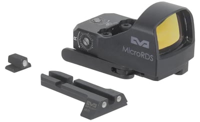Meprolight Micro RDS Reflex Red Dot Sight 3 MOA Dot Kit Quick Release Mount Tritium Front Sight Matte SKU - 318946