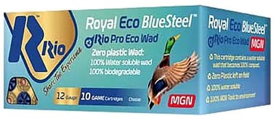 Rio Ammunition Blue Steel Eco 12G 3" Max 1 1/8Oz #4 REBSM324
