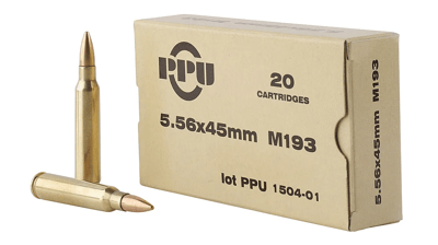 Prvi Partizan Ammo 5.56 NATO M193 Mil-Spec 55 Gr FMJ BT 1000 Rd. Bulk