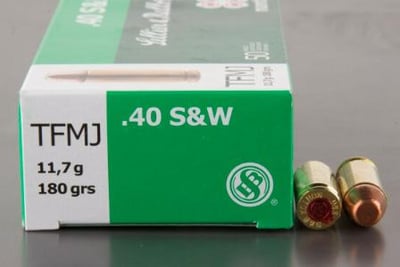 40 SW Sellier & Bellot 180 TMJ (Indoor Range) SB40NT