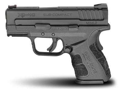 Springfield XD Mod.2 Sub-Compact Black with GripZone (Compliant) 40 S&W 706397899585