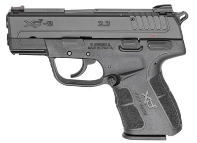 Springfield XD-E 3.3" Black Gear Up Package w/ 5 Mags & Range Bag