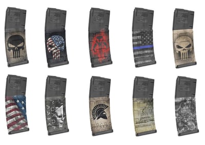 GunSkins AR-15 Mag Skin Camouflage Kit DIY Vinyl Magazine Wrap Singles (22 Themes) - $14.99 (Free S/H over $25)