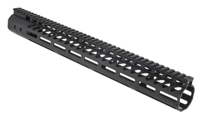 Guntec USA Ultra Lightweight M-LOK Free Float .308 Handguard Black - 16.5" - $89.99 