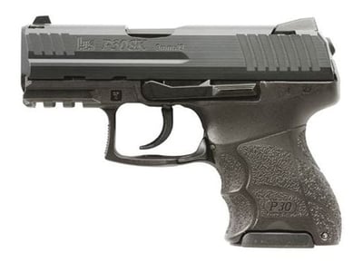 H&K P30SK V1 9mm 3.27" 12/15rd Pistol, Black - $619.99 