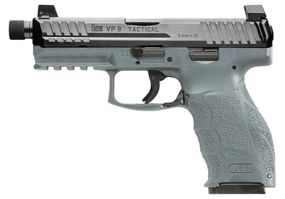 Heckler and Koch VP9 Tactical Gray 9mm 4.09" Barrel 10-Rounds Night Sights - $563.82