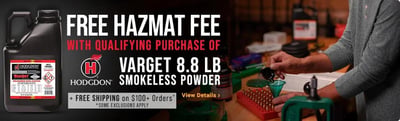 Free HazMat Fee with Purchase of Varget 8.8 lb Smokeless Powder @ MidwayUSA