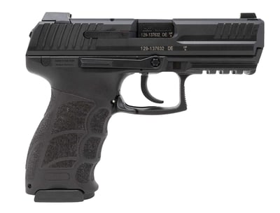 Heckler & Koch P30 V1 9mm 3.85" Barrel 15rd Pistol, Nights Sights, Lightrail, Black - $579.99 ($19.99 S/H on Firearms / $15.99 Flat Rate S/H on ammo)