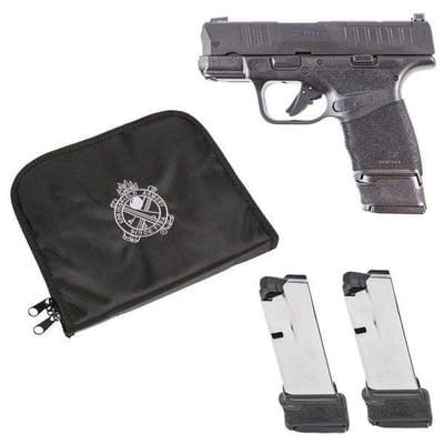 SPRINGFIELD HELLCAT CC NOTEBOOK PACKAGE OPTICS READY 9mm w/ Extra Mag BLACK - $499 