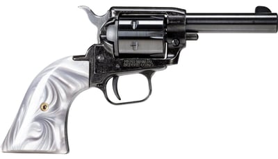 Heritage Rough Rider Barkeep 22 LR, 3" Barrel, Alloy Frame, Blued, Gray Pearl Grips, Fixed Sights, 6rd - $109.97 