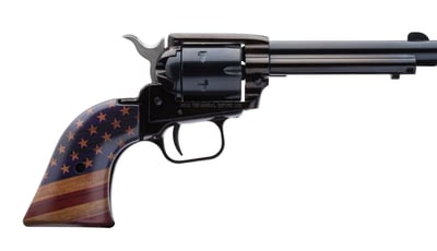 Heritage Rough Rider .22 LR Revolver, 4.75" Barrel, 6 Rounds, Gold Flag - $125