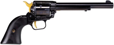 Heritage Firearms Rough Rider .22 LR 6.50" Barrel 6-Rounds Gold Accents - $99.86