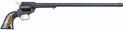 Heritage Rough Rider Long Barrel Revolver .22 LR 16" barrel 6 Rnds Scorpion Grips/ Gold Accents - $149.99 