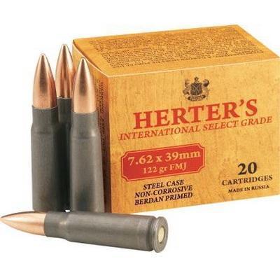 Herter's 7.62 x 39 122 Gr. Hollowpoint Ammunition with Dry-Storage Box 500 round kit - $149.99 (Free Shipping over $50)