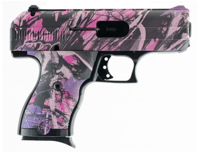Hi-Point C-9 9mm 3.5" 8rd Pistol, Hydro-Dipped Pink Camo - $129 ($16.95 Firearms, $11.99 Accessories)