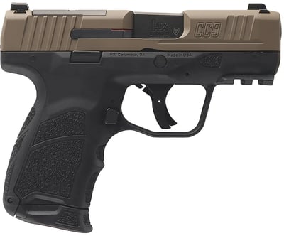 HK CC9 Micro Compact 9mm 3.32" 12rd Pistol, Optic Ready, Black / FDE - $599 (Free S/H on Firearms)