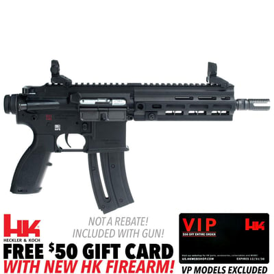 Heckler & Koch HK416 22LR 8.5" Barrel 20rd Black - $399.99 + $50 H&K Gift Card 