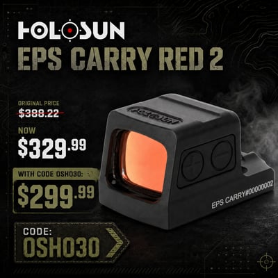 Holosun EPS CARRY Red 2 - $299.99(CODE:OSHO30) 