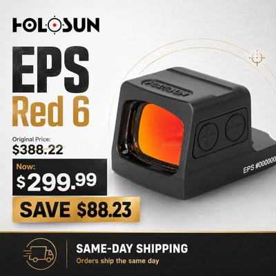 HOLOSUN EPS Red 6 - $299.99(CODE:OSHO30) 