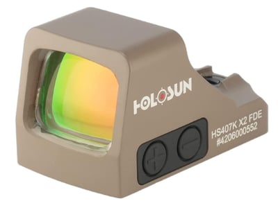 Holosun HS407K X2 6 MOA Red Dot FDE - $179.99  (Free Shipping over $150)