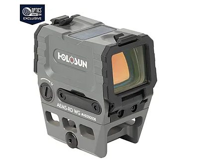 Holosun OPMOD AEMS Reflex Red Dot Sight, Red 2 MOA Dot and 65 MOA Circle, Wolf Gray - $288.63 w/Click-to-apply coupon (Free S/H over $49 + Get 2% back from your order in OP Bucks)