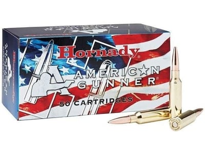 Hornady American Gunner 6.5 Creedmoor 140gr BTHP Match Ammo 50 Rounds - $55.99 