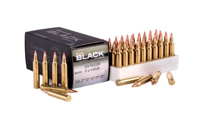 Hornady Black Brass .204 Ruger 32 Grain V-Max 50 Rounds - $26.99 ($19.99 S/H on Firearms / $15.99 Flat Rate S/H on ammo)