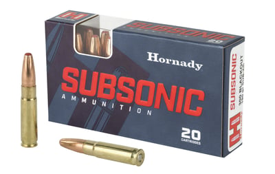 Hornady Subsonic .300 Blackout Ammo 190gr Sub-X 20 Rounds - $24.99 