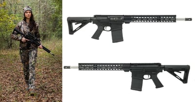 PSA Gen3 PA10 18" Mid-Length .308 WIN 1/10 Stainless Steel 15" Lightweight M-Lok MOE EPT Rifle - $799.99 