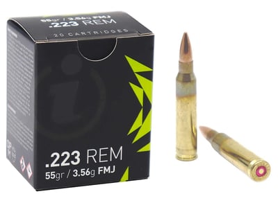 Igman 55 GR FMJ 223 REM Brass Case Sealed Primers, 1000 Round Case - $398 