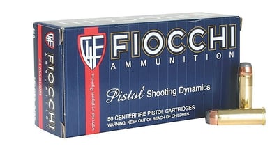 Backorder - Fiocchi Shooting Dynamics .44 Mag 240 Grain JSP 50 rounds - $27.35 (Buyer’s Club price shown - all club orders over $49 ship FREE)