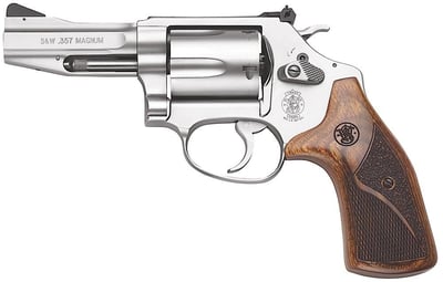 S&W Model 60 Pro Series .357 Magnum/.38 Smith & Wesson Sp +P 3 Inch Barrel Matte SS 5 Rd Laminate Wood - $773.19