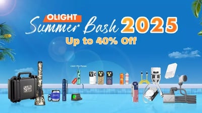 Olight Summer Bash 2025 – Up to 40% OFF (Free S/H over $49)