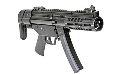 PTR 9SDM Roller-Delayed Blowback, 9mm SBR with 6" SD (Ported) Barrel, Magpul MBUS PRO Sights HK Style Front, 2 Magazines & Deluxe Hard Case - $2899.95 + Free Shipping 