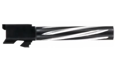 Barrel for Glock 26 9mm 416R SS Black Nitride Bear Claw Fluted Unthreaded - $44.95