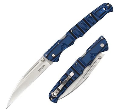 COLD STEEL Frenzy II 5.5" S35VN Razor-Sharp Blade 6.75" G-10 Handle Everyday Carry Tactical Folding Knife with Tri-Ad Locking Mechanism - $85.38 + FREE Shipping