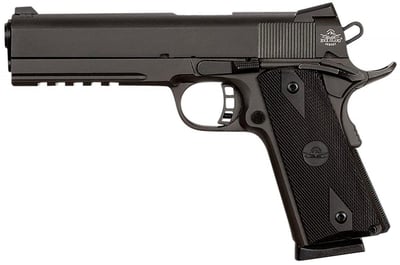 Rock Island 51484 Tac Standard FS 45 ACP 5" 8+1 Black Parkerized Black Rubber Grip - $349.99 (Add To Cart) 