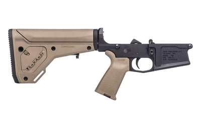Aero Precision M5 Complete Lower Receiver w/ FDE MOE Grip & UBR Gen 2 Carbine Stock - Anodized - $449.99 (Add To Cart)