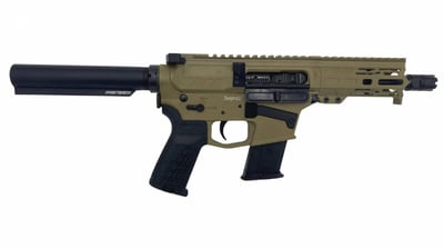 CMMG Banshee Mk57 5.7x28mm AR-15 Pistol with 5 Inch Barrel and Coyote Tan Cerakote Finish - $1199.99 