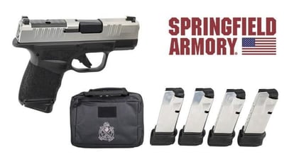 SPRINGFIELD ARMORY Hellcat OSP 9mm 3" 11rd/13rd Gear Up Bundle (5) Mags + Range Bag - Two-Tone - $429.99