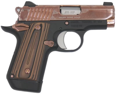 Kimber Micro 9 Rose Gold .380 ACP 2.75" Barrel 7-Rounds - $699.99 ($19.99 S/H on Firearms / $15.99 Flat Rate S/H on ammo)