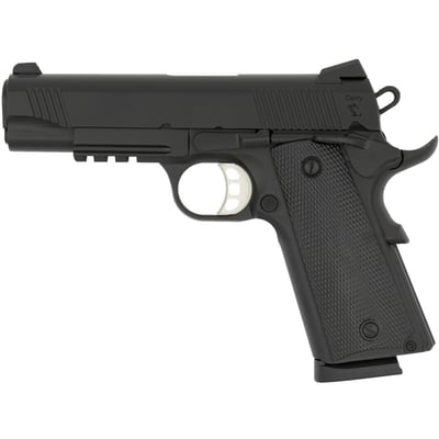 Tisas 1911 Carry B45R .45 ACP 4.25" 8+1 Rail Black Cerakote Pistol - $389.49 