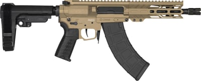 CMMG Banshee Mk47 7.62x39 30rd 8" Barrel Coyote Tan Pistol - $1499.99 