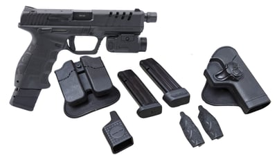 SAR USA SAR9X 9mm, 4.4" Barrel, Black Body, Black Slide, 17rd - $399.99
