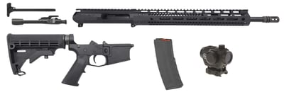 F-1 Firearms HDR-15, .223/5.56 16" Rifle Kit w/ 1-30rd Magazine & Red Dot - $499.99 