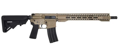 Radical Firearms RF-15, 5.56mm, 16" Barrel, 1- 30rd Magazine, MHR Handguard, FDE - $349.99 