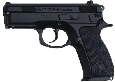 CZ 75 P-01 9mm 3.75" Non-Tilted Barrel 15+1 Black - $529.99 (add to cart to get this price) 