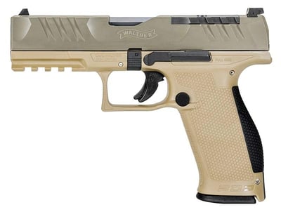 WALTHER PDP TAN/ODG EXCLUSIVE 9mm, 4.5" Barrel, Optic Ready, 18rd Capacity - $657.99 