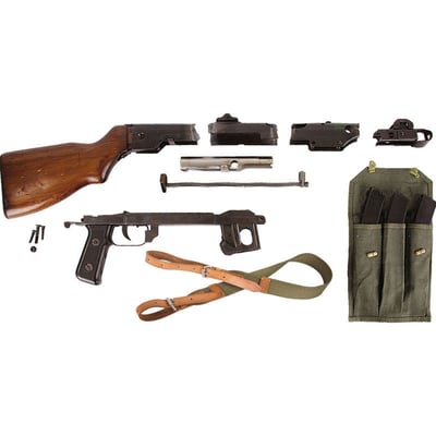 Polish PPS43-52 7.62x25mm Parts Kit with (3) 35rd Mags, 3-Cell Mag Pouch & PPS43 Sling - $149.99