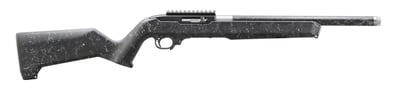 Ruger, 10/22 Carbine, 22 LR, 16.1" Carbon Fiber Barrel, Threaded 1/2X28, Clear Satin Finish, Black, Magpul X-22 Stock, Picatinny Rail, 10 Rounds - $469.95